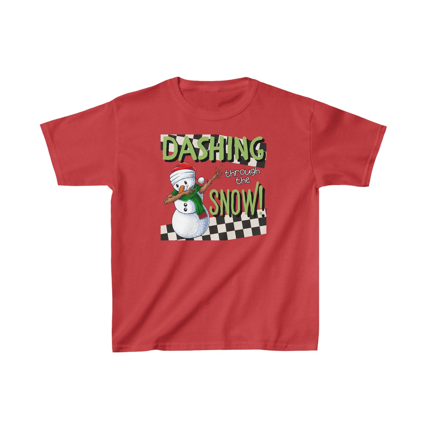 Dashing through the Snow! Kids Heavy Cotton™ Tee