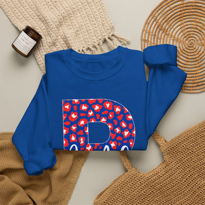 Paragould Rams "P" Leopard  Crewneck Sweatshirt