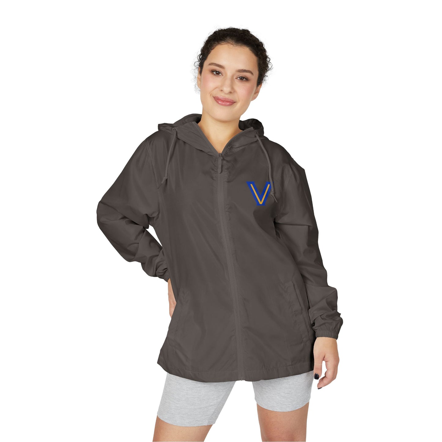 Stylish Unisex Full-Zip Windbreaker Jacket | Versatile Lightweight Rain Gear. Valley View