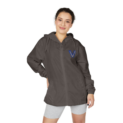 Stylish Unisex Full-Zip Windbreaker Jacket | Versatile Lightweight Rain Gear. Valley View