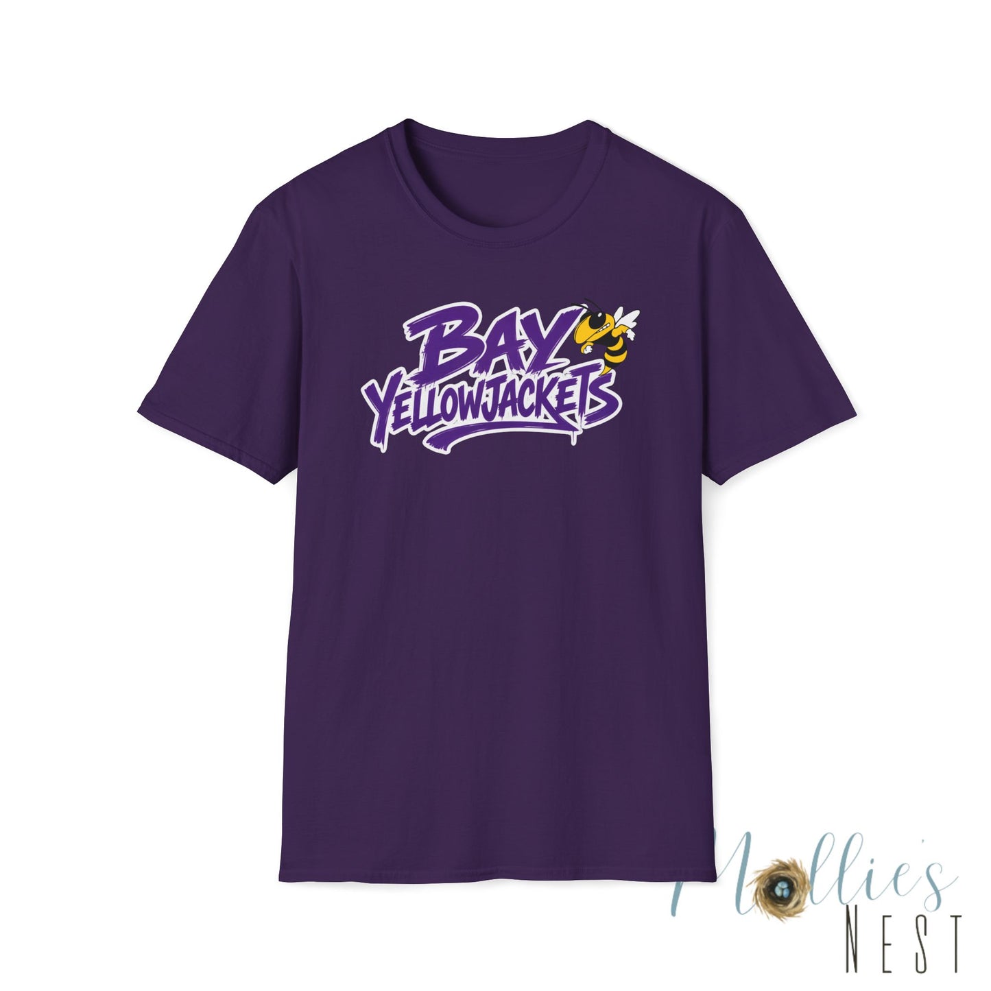 ADULT. Bay Yellowjackets T-Shirt — Mascot Tee