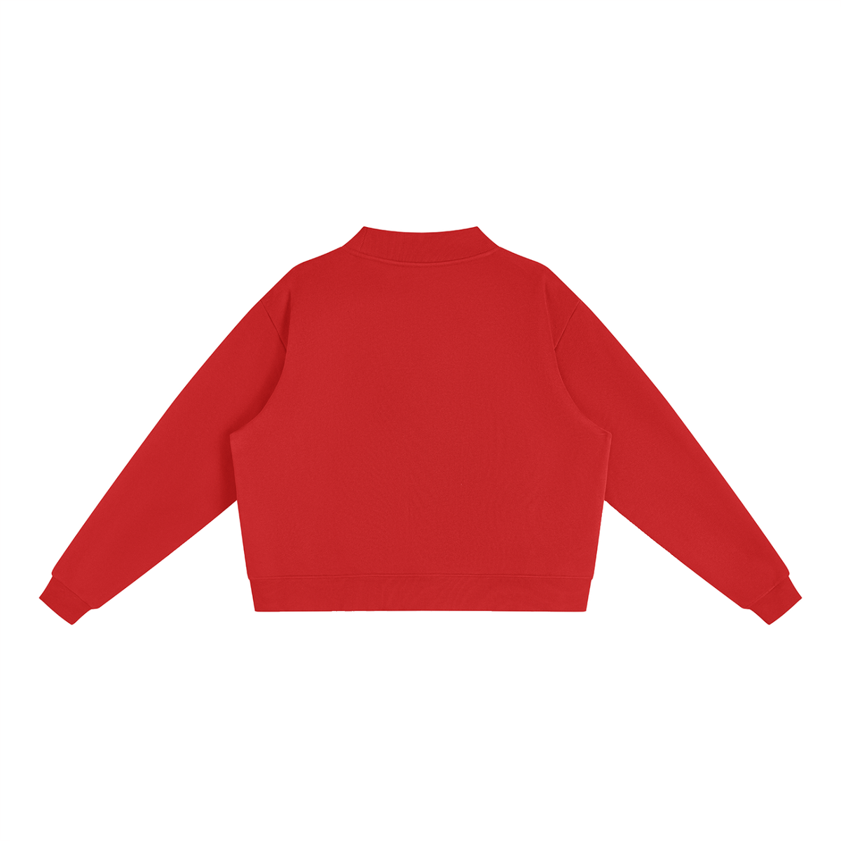 Essential Fleece Mock-Neck Crew Sweatshirt - Paragould Rams_Blue