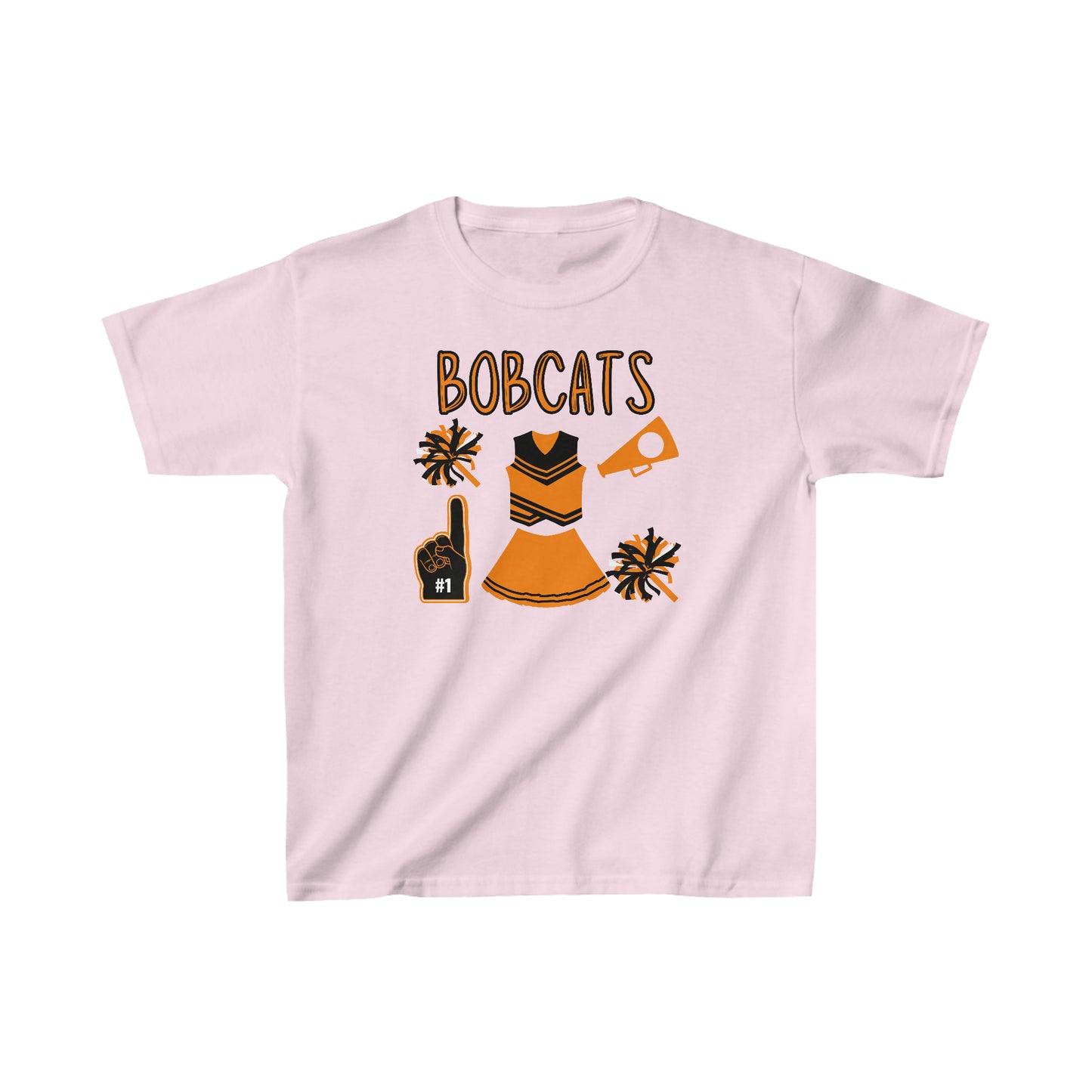 Bobcats Cheer Kids Heavy Cotton™ Tee