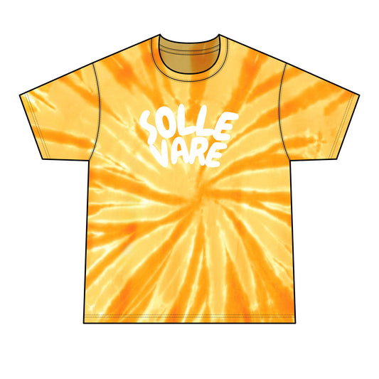 Sollevare- ADULT - Yellow Gold Spiral Tie-Dye Tee
