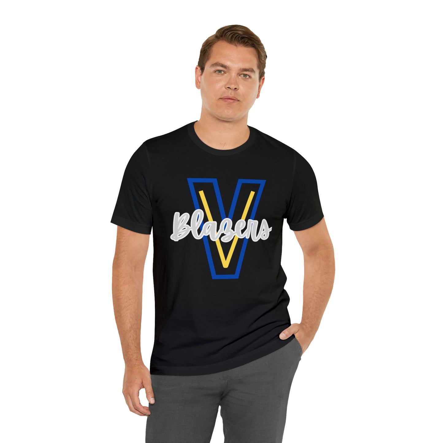 Valley View V Blazers Unisex Jersey Short Sleeve Tee