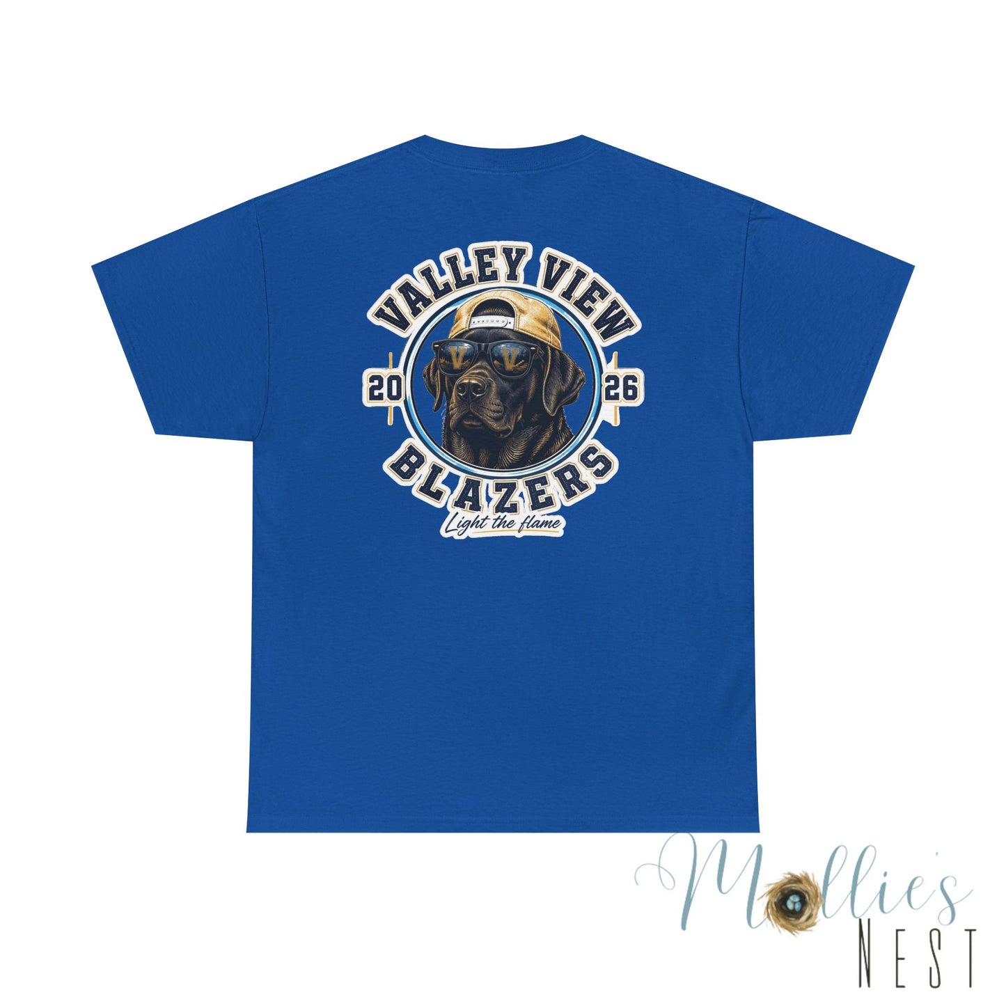Valley View Blazers. Black Lab 2026 T‑Shirt — Dog Logo Tee