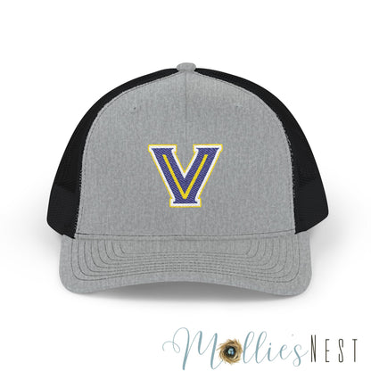 Richardson Embroidered Snapback Trucker Cap -Valley View LOGO
