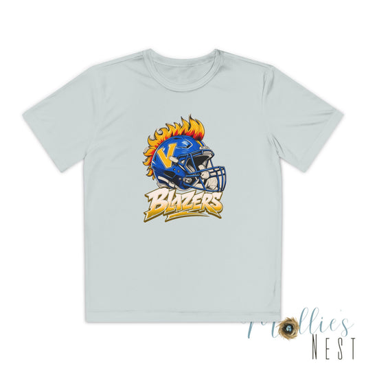 Youth FLAME Helmet Blazers. DRIFIT Football Shirt