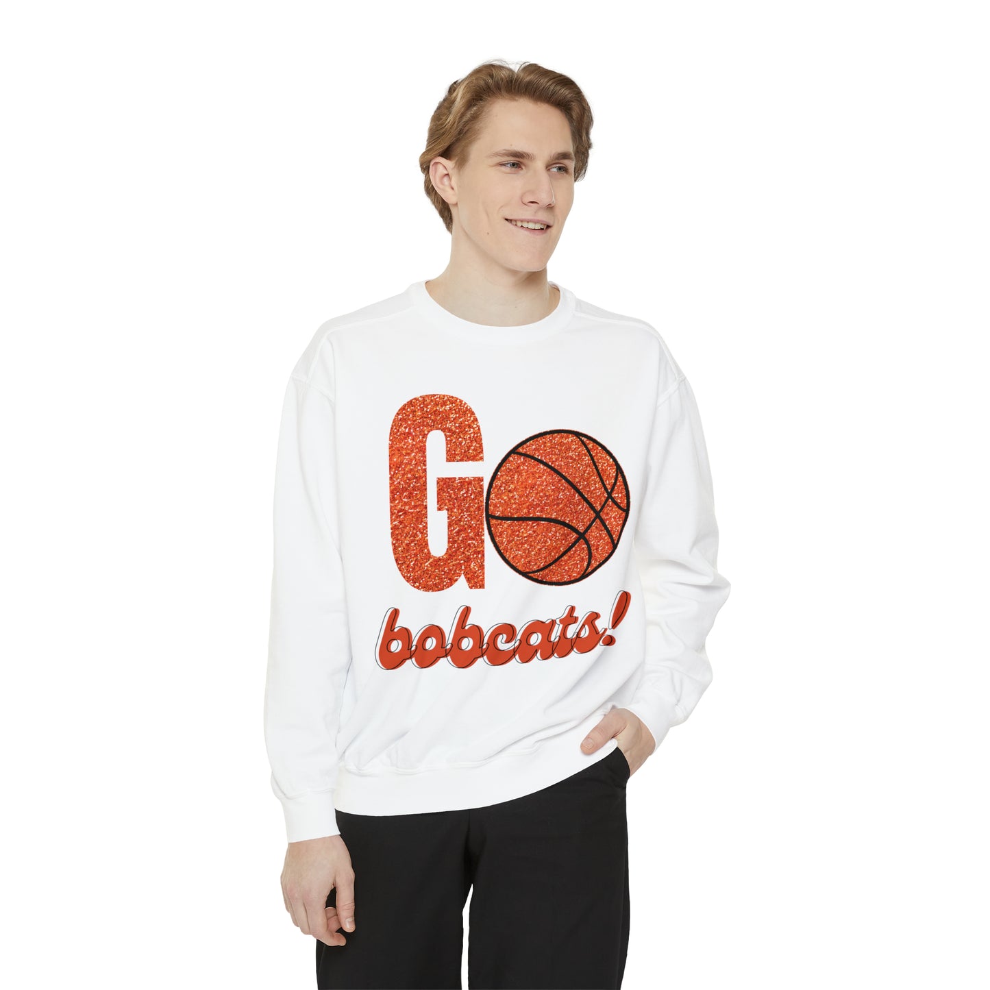 Bobcats comfort colors Garment-Dyed Sweatshirt