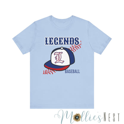 Legends. Unisex Jersey Short Sleeve Tee