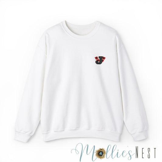 Unisex Heavy Blend™ Crewneck Sweatshirt. Jonesboro EMBROIDERED logo