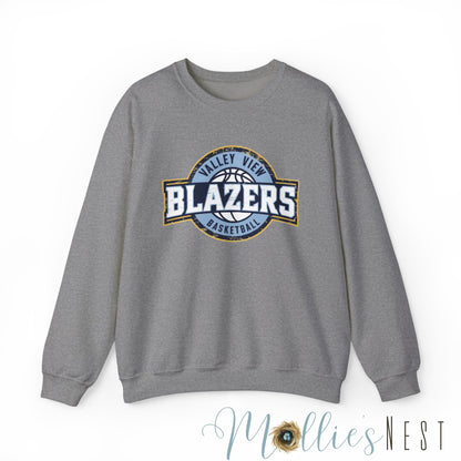 Unisex Heavy Blend™ Crewneck Sweatshirt. Valley View Blazers Basketball