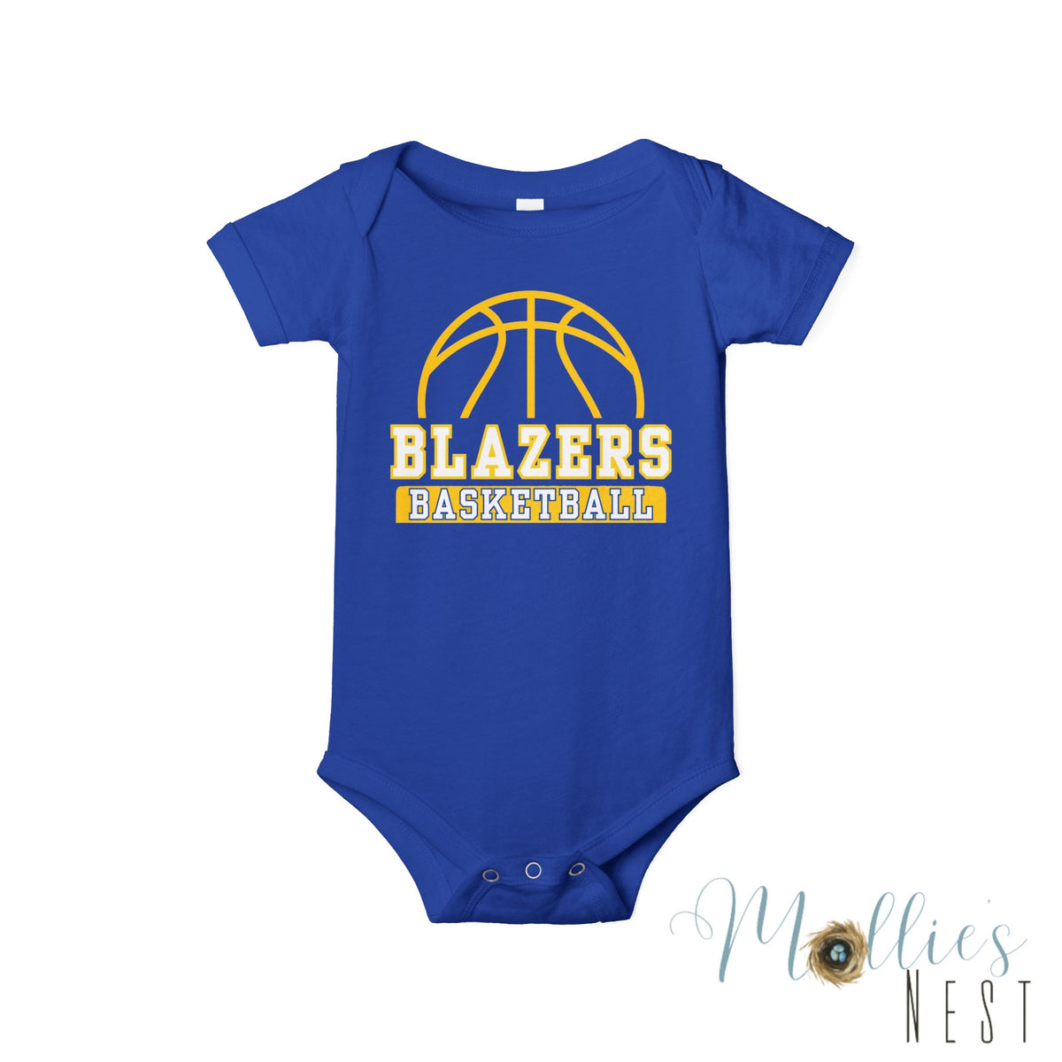 INFANT. Blazers Basketball Jersey One Piece