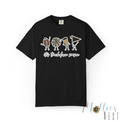 Touchdown Season (Black/Gold) - T-Shirt Football Friends Graphic