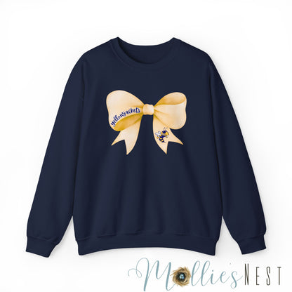 ADULT. Yellowjackets Bow Sweatshirt