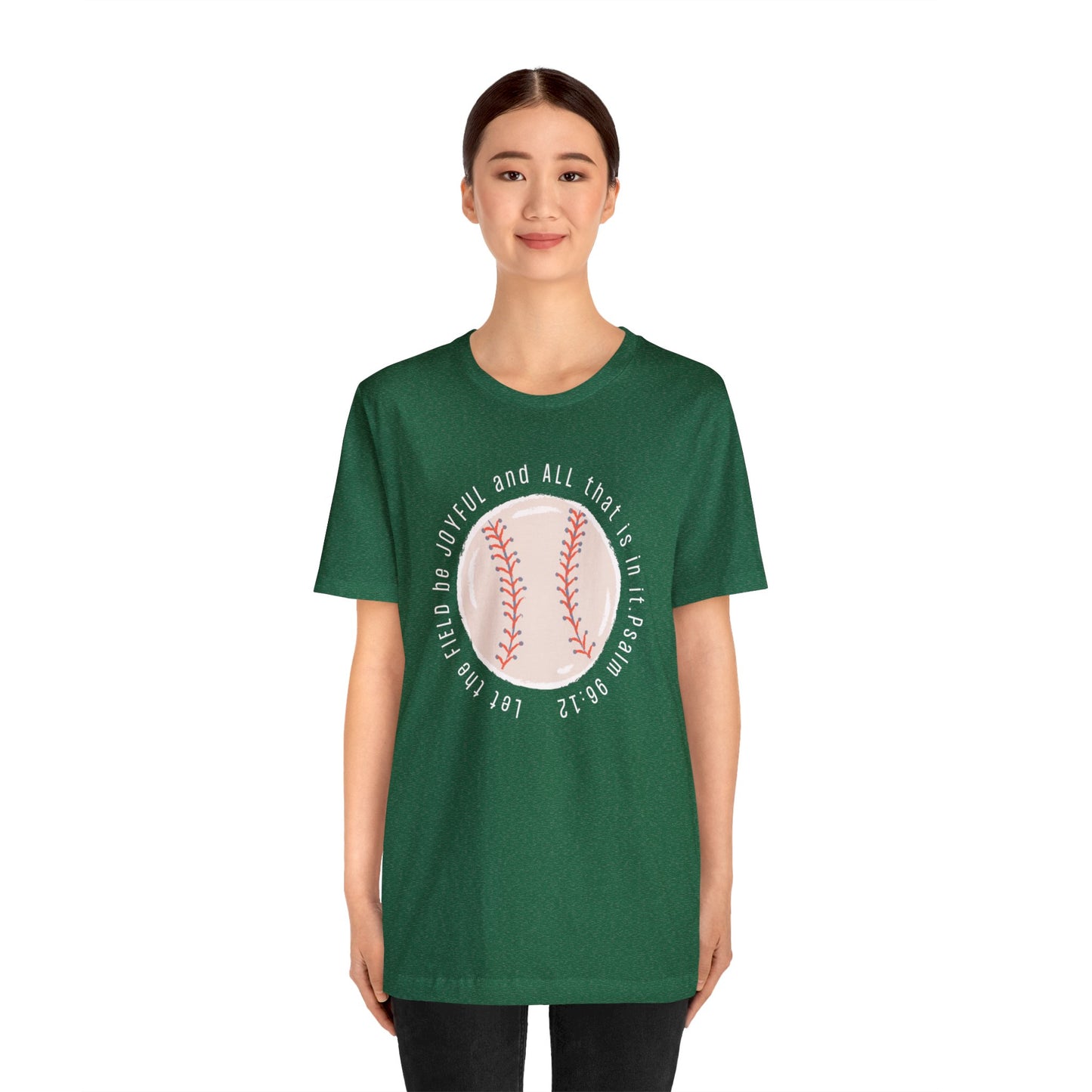 Joyful Baseball Unisex Jersey Short Sleeve Tee