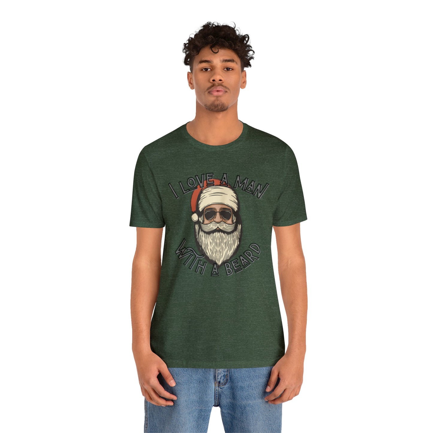 Santa Beard Unisex Jersey Short Sleeve Tee