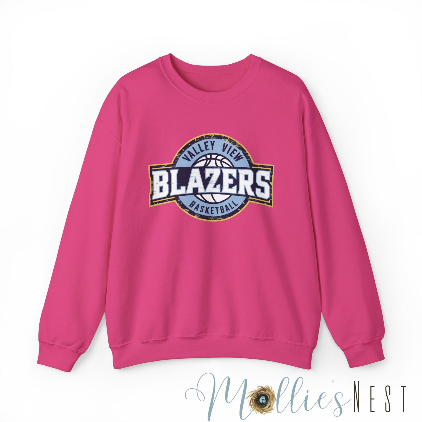 Unisex Heavy Blend™ Crewneck Sweatshirt. Valley View Blazers Basketball