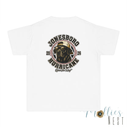 YOUTH. Jonesboro Hurricane Black Lab Dog Graphic T-Shirt - 2026