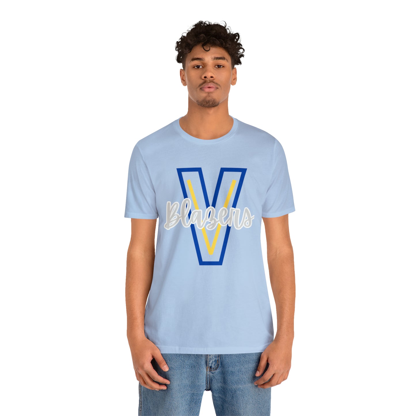 Valley View V Blazers Unisex Jersey Short Sleeve Tee