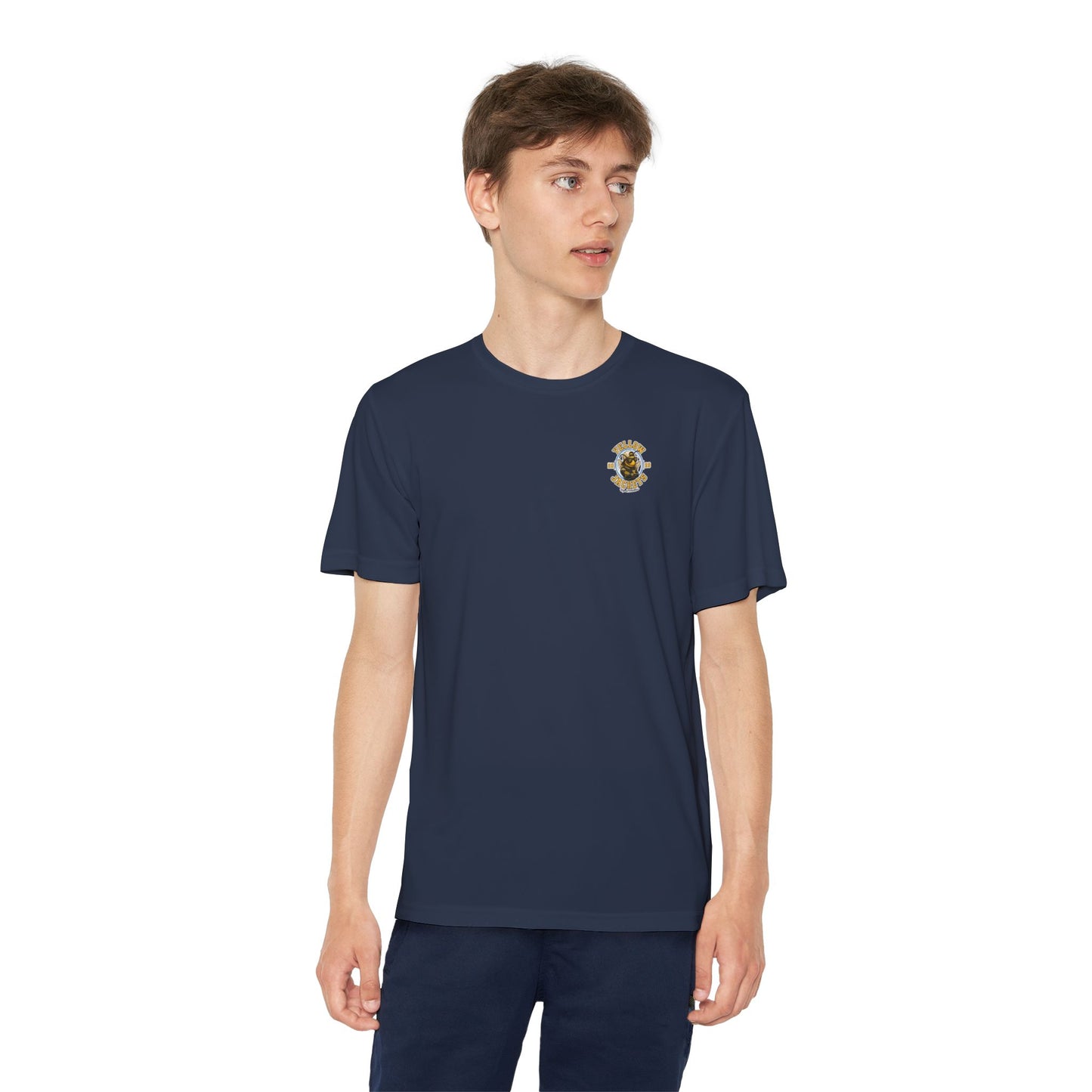 Yellow Jackets DRIFIT Youth Tee — Wynne Graphic Youth T-Shirt