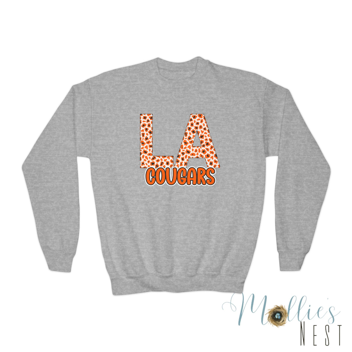 YOUTH. Lee Academy Cougars Crewneck Sweatshirt