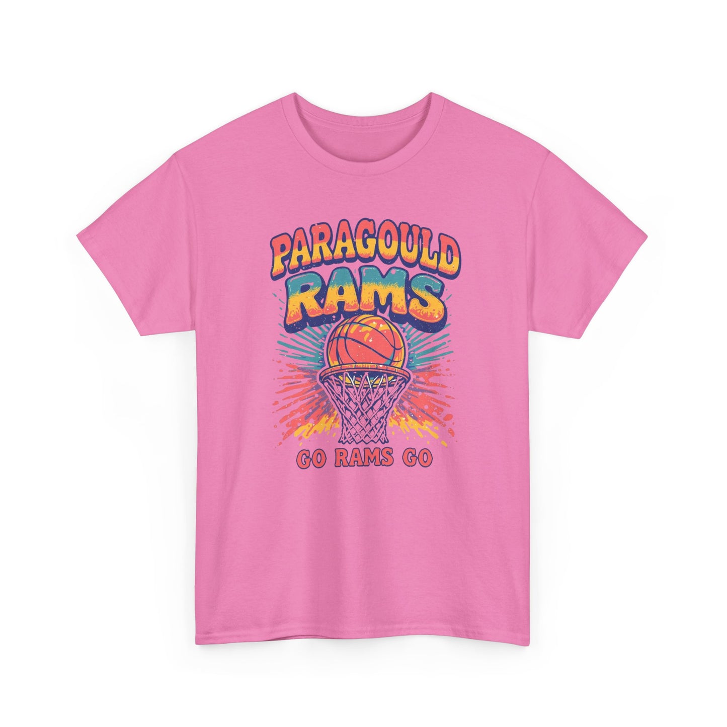 Paragould Rams. Retro Basketball Shirt. ADULT Sizes