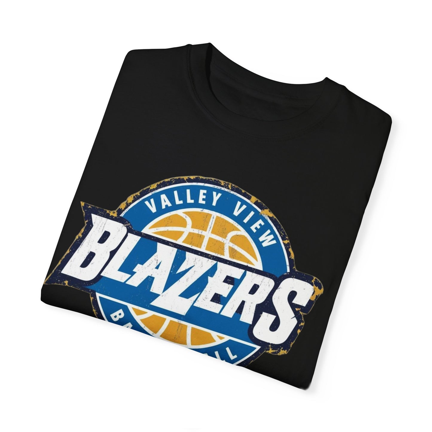 Unisex Garment-Dyed T-shirt. Valley View Blazers Basketball