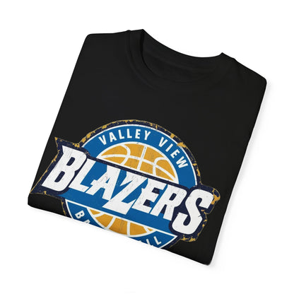 Unisex Garment-Dyed T-shirt. Valley View Blazers Basketball