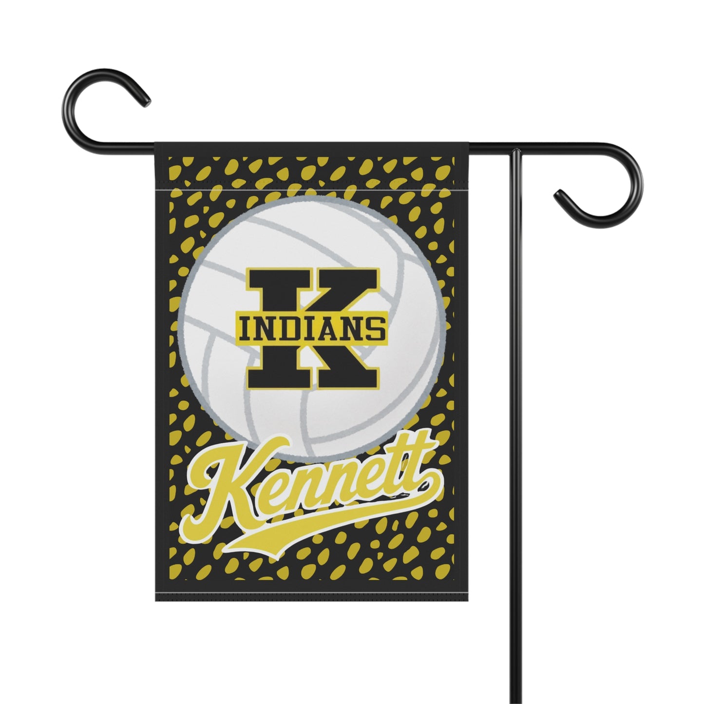 Kennett Indians Volleyball Garden Flag - School Spirit House Banner