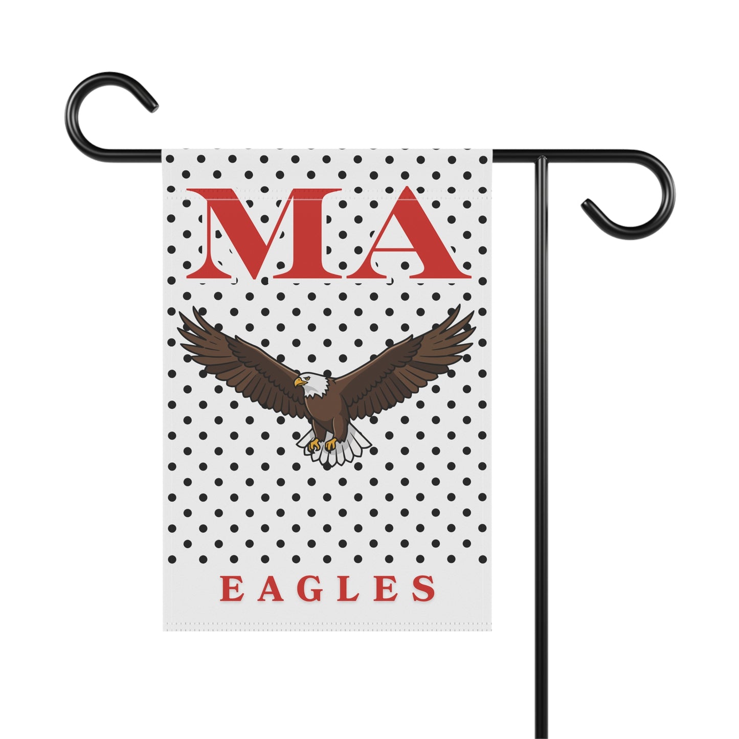 Eagles Yard Flag — Marvell Academy. Polka Dot Eagle House Banner