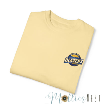 Unisex Garment-Dyed T-shirt. Valley View Blazers - CUSTOM Design. June 2025