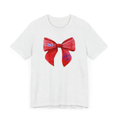 TBirds. Bow Jersey Short Sleeve Tee