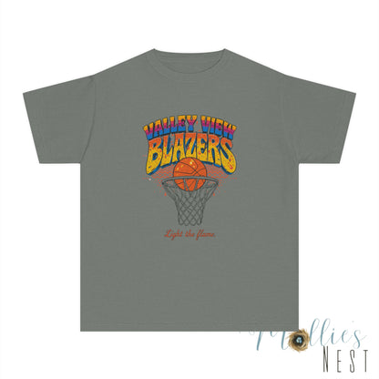 Youth Basketball Tee - Retro Valley View Blazers