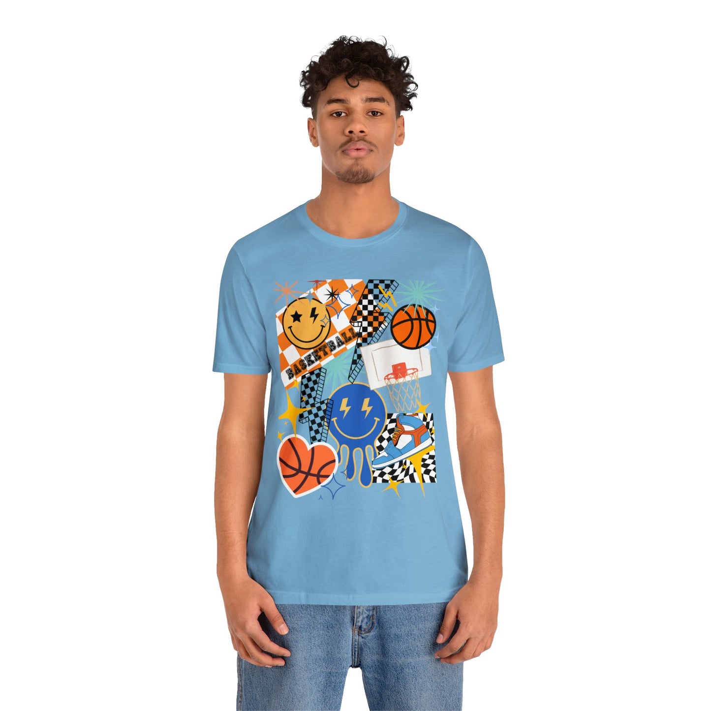 Retro basketball Unisex Jersey Short Sleeve Tee