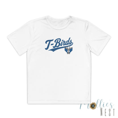 Cross County. Thunderbirds Youth Drifit — Script Logo Team Shirt