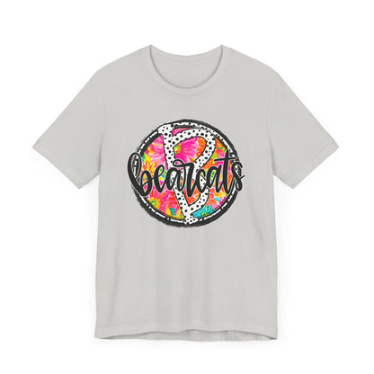 Bearcats. Dalmation Spot ADULT Jersey Short Sleeve Tee