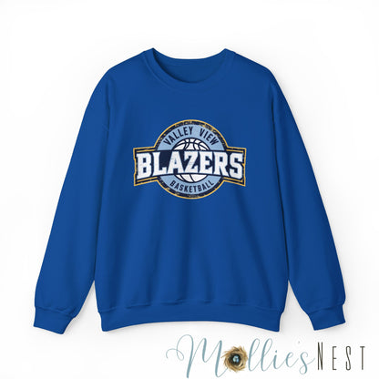 Unisex Heavy Blend™ Crewneck Sweatshirt. Valley View Blazers Basketball