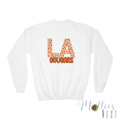 YOUTH. Lee Academy Cougars Crewneck Sweatshirt