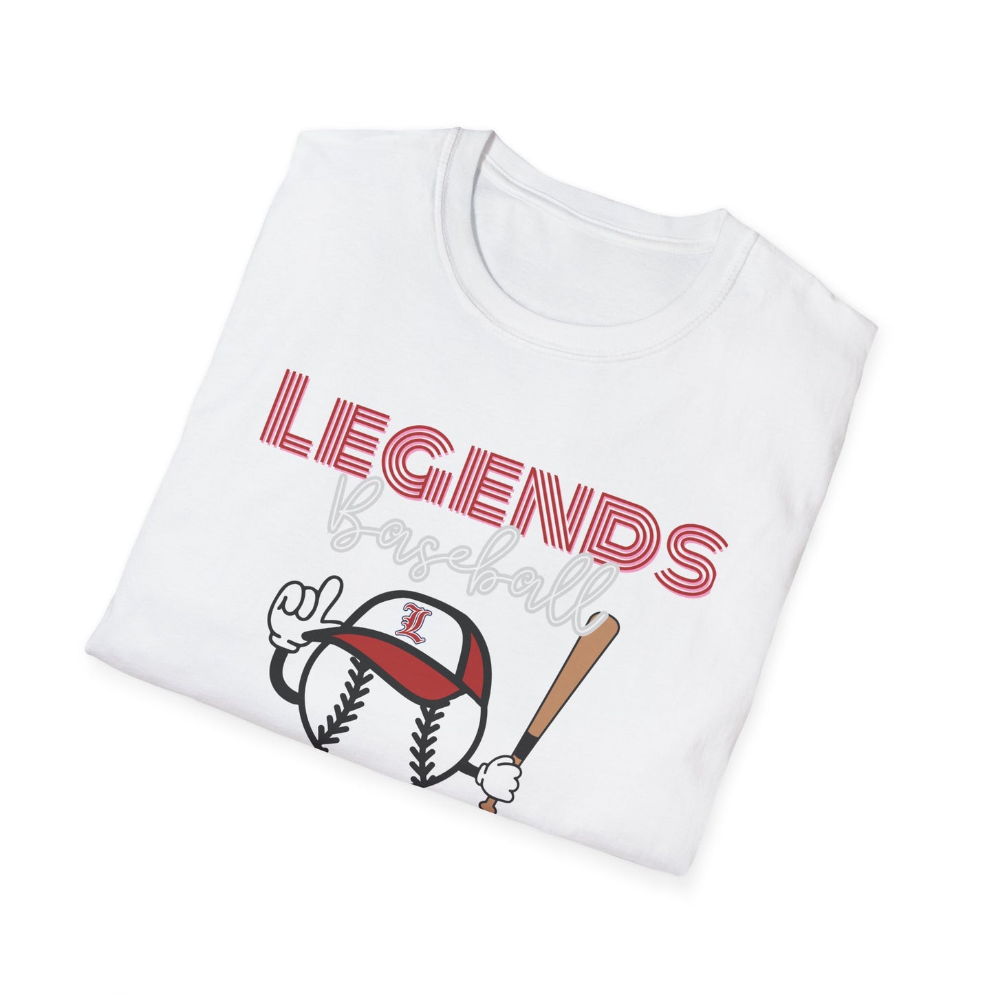 Unisex Softstyle T-Shirt. LEGENDS BASEBALL