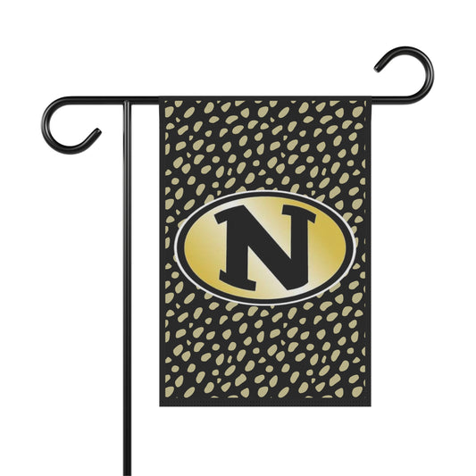 Nettleton Logo Flag. Polka Dot background