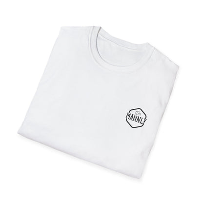 Mannly Brand Unisex Softstyle T-Shirt for Ski Enthusiasts - Cozy Comfort & Adventure