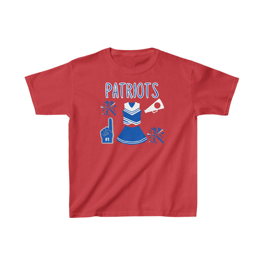 Patriots Cheer. Kids Heavy Cotton™ Tee