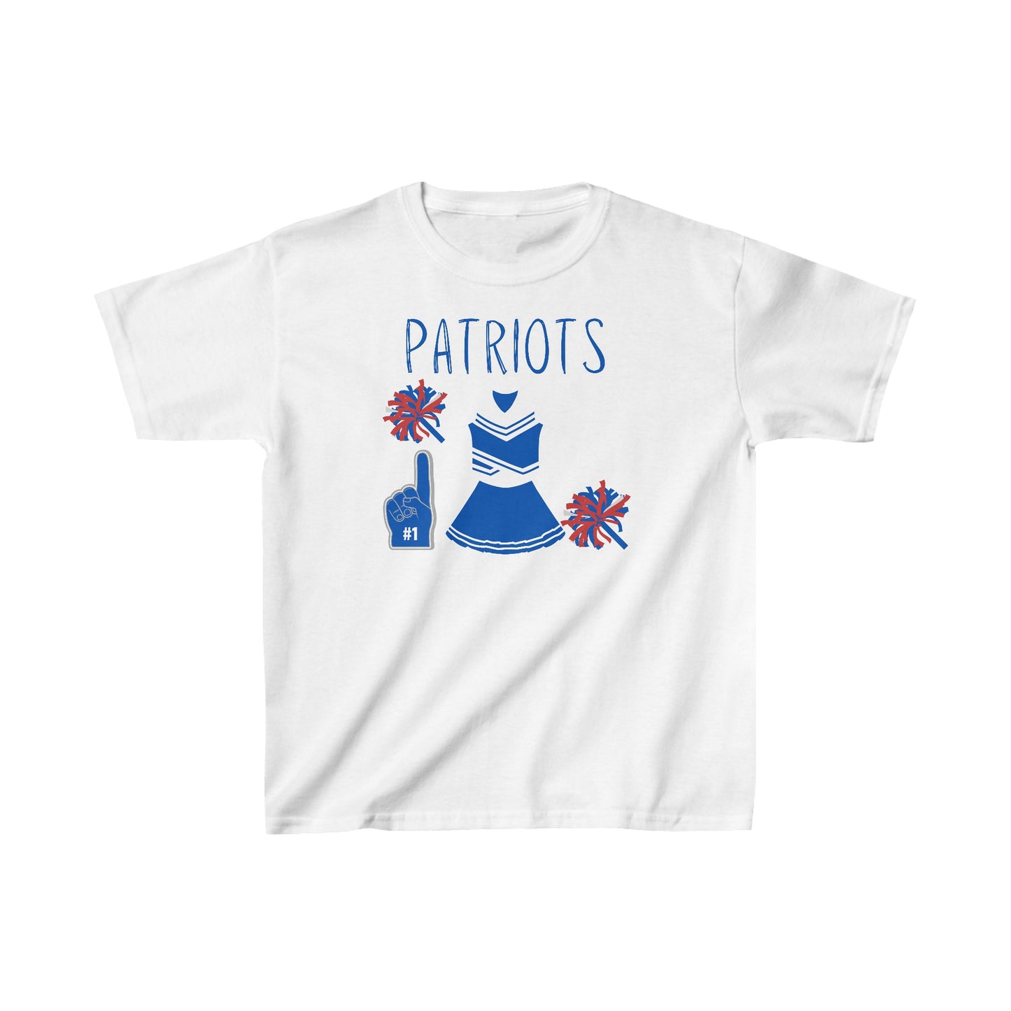 Patriots Cheer. Kids Heavy Cotton™ Tee