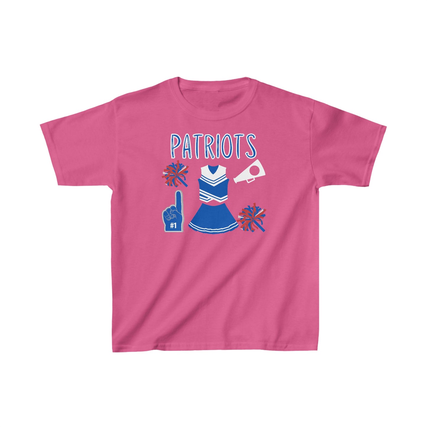 Patriots Cheer. Kids Heavy Cotton™ Tee