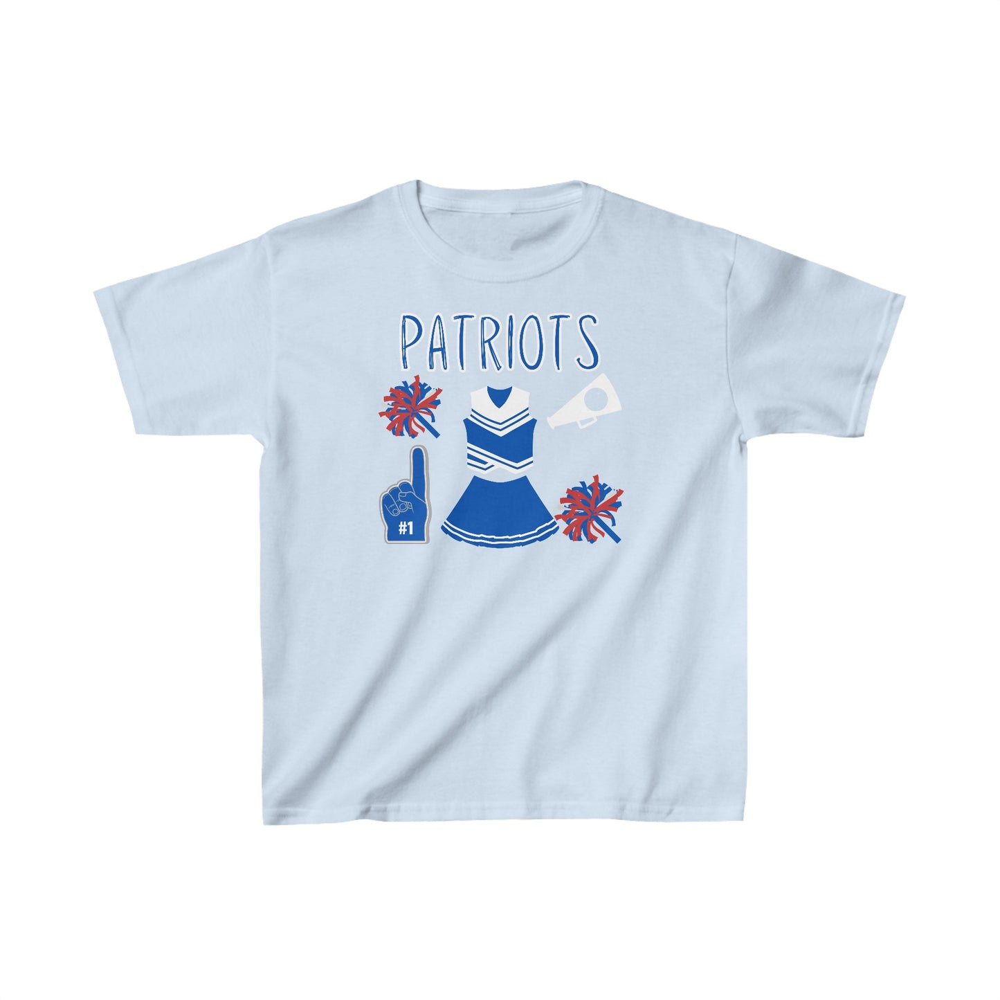 Patriots Cheer. Kids Heavy Cotton™ Tee