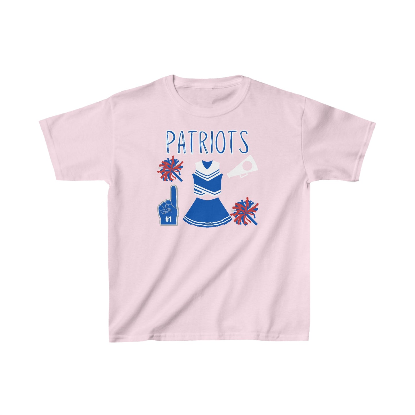 Patriots Cheer. Kids Heavy Cotton™ Tee