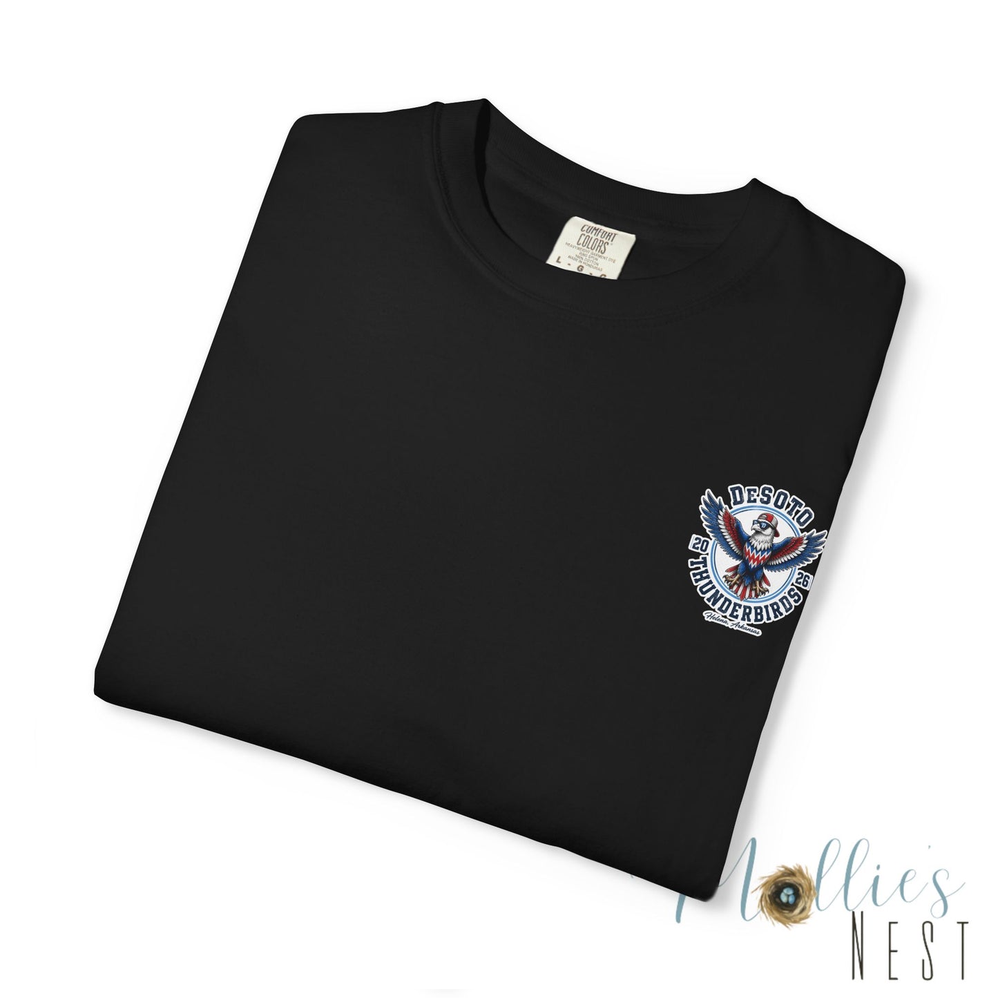 ADULT.  T‑Shirt — DeSoto Thunderbirds Mascot Graphic (2026)