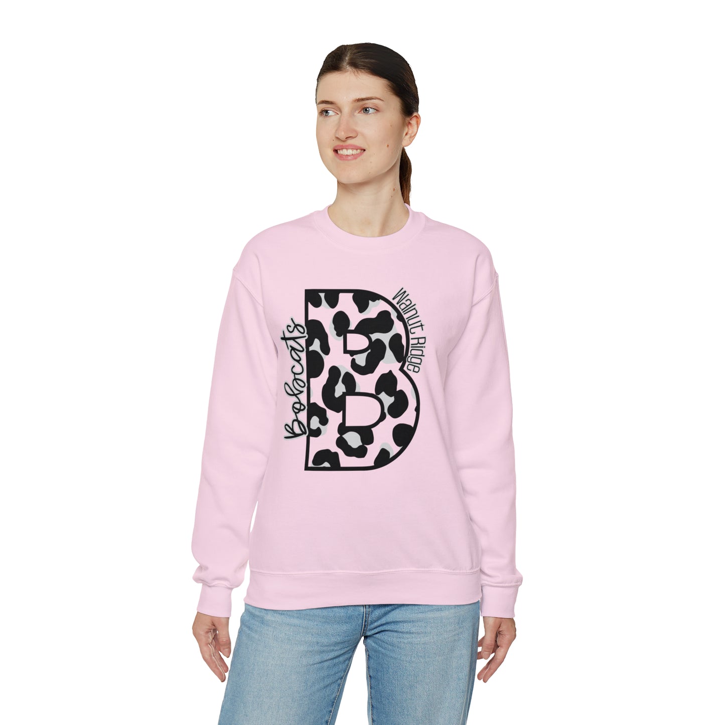 Bobcats Leopard Heavy Blend™ Crewneck Sweatshirt