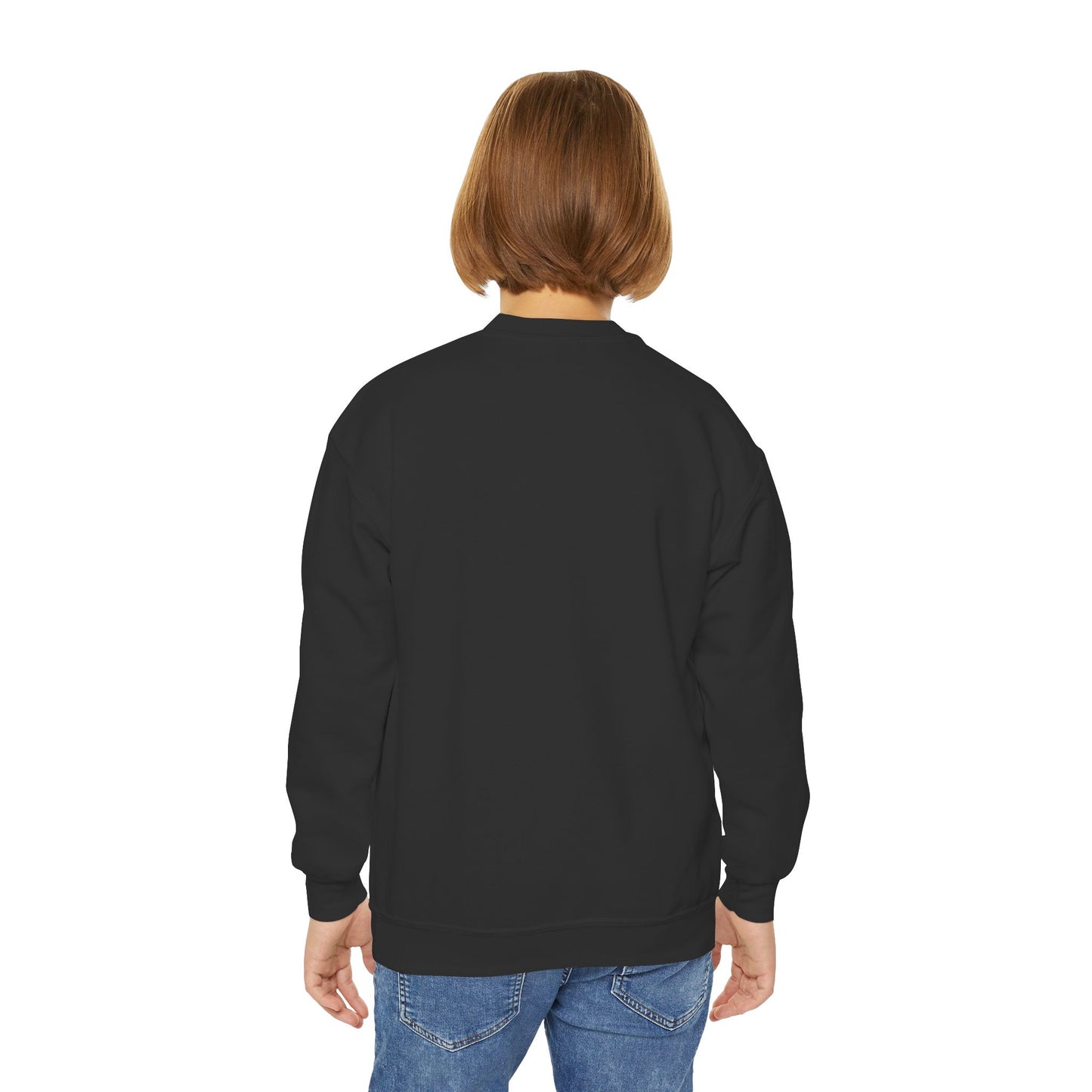 Braves Leopard Print Youth Crewneck Sweatshirt